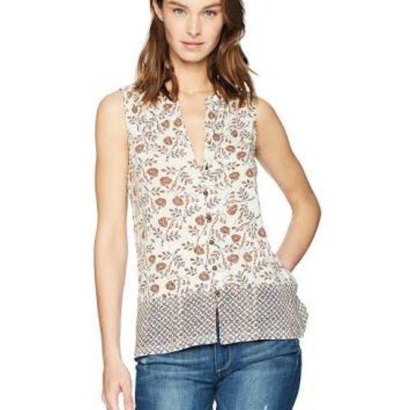 Lucky Brand Tops - 3/30$🌟Lucky Brand Women's Border Print Tank Top.